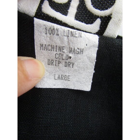 CTC Linens Top Large Blouse Pullover Lagenlook Peasant Cottage Core - Picture 9 of 10